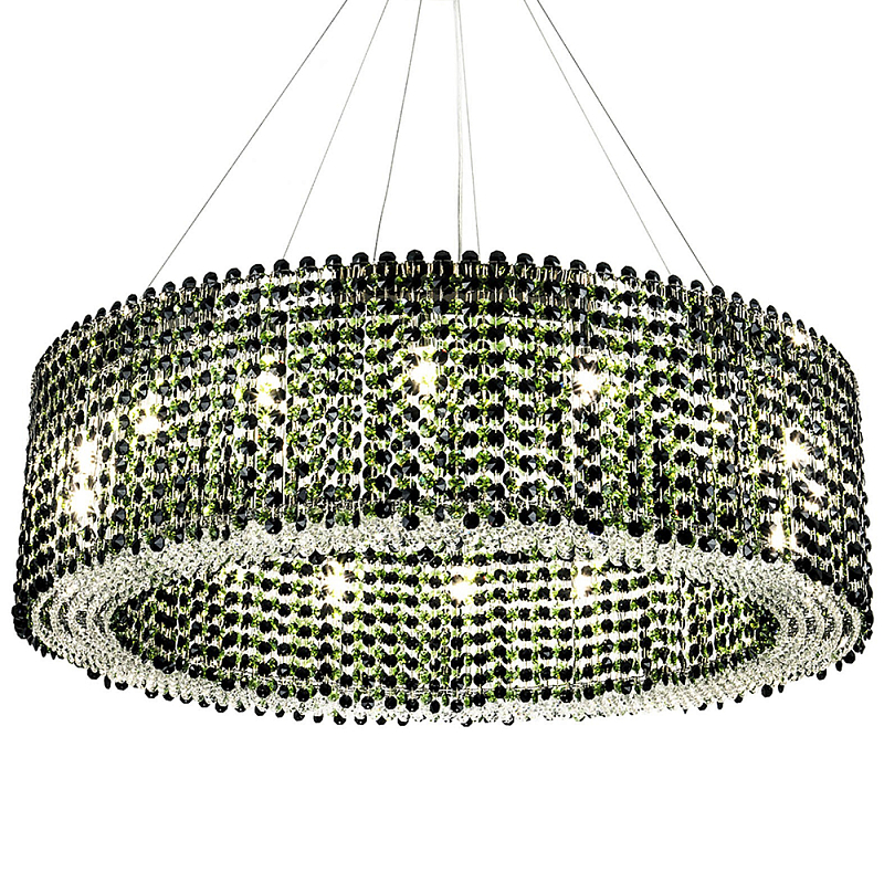 Круглая люстра с хрустальными подвесками хром Crystal Art Chrome Green Chandelier 16 Хром Зеленый Круглая люстра с хрустальными подвесками хром Crystal Art Chrome Green Chandelier 16 Хром Зеленый в Твери | Loft Concept