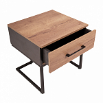 Тумба прикроватная с ящиком в стиле лофт Urban Style Space варинант исполнения - 2 | Loft Concept в Твери