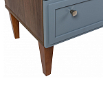 Комод серый из массива бука с 3-мя ящиками Wenge Light варинант исполнения - 4 | Loft Concept в Твери