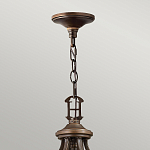 Люстра бронзового цвета с бежевыми абажурами из органзы в классическом стиле Hinkley варинант исполнения - 4 | Loft Concept в Твери