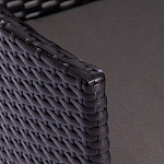 Обеденный комплект из искуственного ротанга Vintara черный варинант исполнения - 5 | Loft Concept в Твери