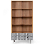 Широкий стеллаж с принтом Elise Rack варинант исполнения - 4 | Loft Concept в Твери