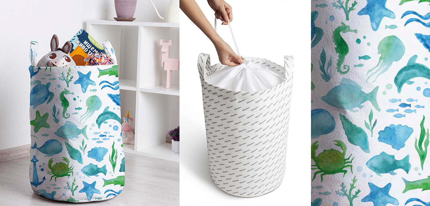 Корзина Marine life Basket Корзина Marine life Basket - Loft-Concept в Твери