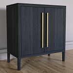 Современный Буфет Primo с 2 дверцами Черный дуб варинант исполнения - 2 | Loft Concept в Твери