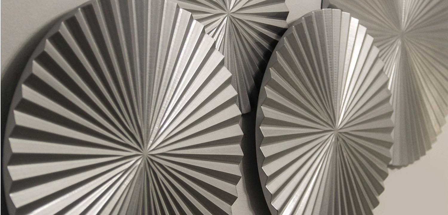 Арт-объект Apollo Silver Wall Plaque Disc 4 Арт-объект Apollo Silver Wall Plaque Disc 4 - Loft-Concept в Твери