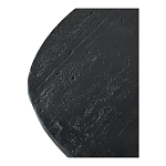 Столик кофейный черного цвета с овальной столешницей и круглым основанием Black Dalmen Table варинант исполнения - 7 | Loft Concept в Твери