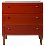 Комод красный из массива бука с 3-мя ящиками Wenge Light варинант исполнения - 2 | Loft Concept в Твери