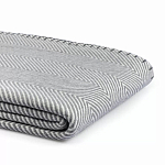 Плед из шерсти мериноса серого цвета 130×180 см Gray Waves варинант исполнения - 2 | Loft Concept в Твери