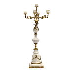 Подсвечник белый Попугай из фарфора с бронзовыми элементами Eden Garden варинант исполнения - 2 | Loft Concept в Твери