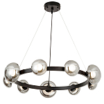 Светодиодная кольцевая люстра IONA Сhandelier black варинант исполнения - 2 | Loft Concept в Твери