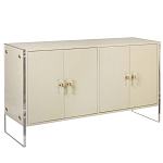 Комод бежевый на прозрачных боковых ножках Stingray Beige Dresser варинант исполнения - 1 | Loft Concept в Твери
