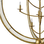 Люстра круглая с состаренными зеркальными элементами на корпусе Sample of Purity варинант исполнения - 1 | Loft Concept в Твери