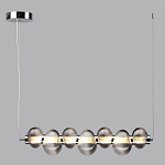 Подвесной светильник линейный с 7-ю рифлеными стеклянными шарами Marcelh Light варинант исполнения - 8 | Loft Concept в Твери