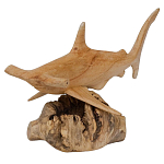 Статуэтка из дерева рыба-молот Animals of the World варинант исполнения - 4 | Loft Concept в Твери