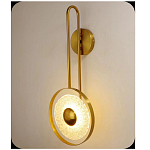 Бра бронзовое с прозрачным стеклянным плафоном Suspension варинант исполнения - 1 | Loft Concept в Твери