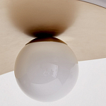 Люстра круглая с 2-мя металлическими абажурами Andromeda варинант исполнения - 3 | Loft Concept в Твери