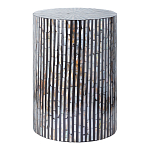 Столик с инкрустацией с перламутровым узором Dominic Black варинант исполнения - 1 | Loft Concept в Твери