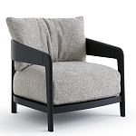 Кресло с каркасом из массива ясеня Deniaud Ash Grey Armchair варинант исполнения - 7 | Loft Concept в Твери