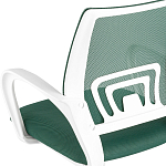 Офисное кресло с основанием из белого пластика Desk chairs Green варинант исполнения - 7 | Loft Concept в Твери