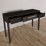 Элегантная Консоль Primo с выдвижным ящиком Темный орех варинант исполнения - 5 | Loft Concept в Твери