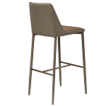 Стул барный с терракотовой обивкой из экокожи Spectacular High Chair варинант исполнения - 2 | Loft Concept в Твери