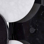 Бра светодиодное из черно-белых дисков Contrast Sample варинант исполнения - 1 | Loft Concept в Твери