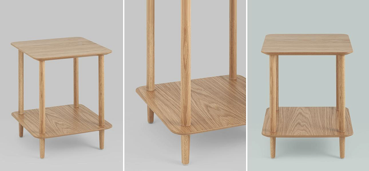 Стол приставной Tree Wilhelm квадратный Стол приставной Tree Wilhelm квадратный - Loft-Concept в Твери