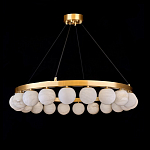 Люстра круглая с сферическими плафонами из натурального камня Phased Spheres варинант исполнения - 1 | Loft Concept в Твери