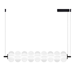 Светодиодный подвесной светильник линейный с белым воздушным плафоном Glowing Cloud варинант исполнения - 1 | Loft Concept в Твери