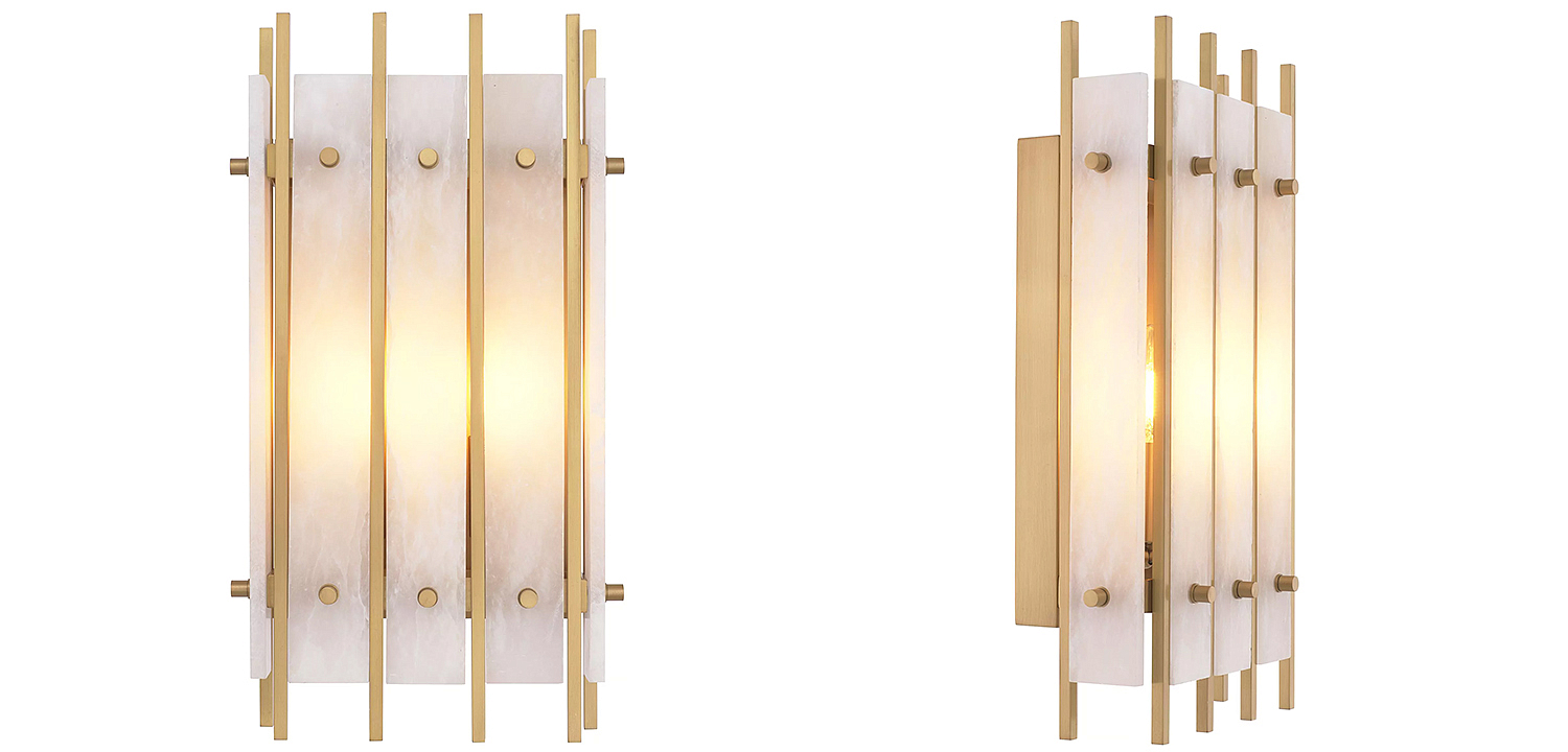 Бра Eichholtz Wall Lamp Sparks S Alabaster Бра Eichholtz Wall Lamp Sparks S Alabaster - Loft-Concept в Твери