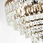 Люстра с прямоугольными хрустальными подвесками Lunet Crystal Rectangulars Chandelier 12 варинант исполнения - 2 | Loft Concept в Твери