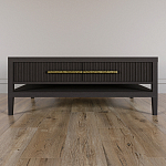 Кофейный стол Primo с двумя ящиками Темный орех варинант исполнения - 2 | Loft Concept в Твери