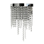 Бра Хром с каскадом сияющих кристаллов Shining Waterfall варинант исполнения - 1 | Loft Concept в Твери