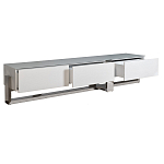 Тумба под телевизор со стеклянным фасадом Modern TumbvTV варинант исполнения - 2 | Loft Concept в Твери