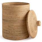 Плетеная корзина с крышкой Kheri Wicker Basket варинант исполнения - 3 | Loft Concept в Твери