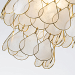 Подвесной светильник с декором из натуральной морской ракушки Iridescent Light варинант исполнения - 6 | Loft Concept в Твери