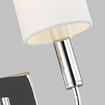 Бра с прямоугольным основанием и 2-мя белыми цилиндрическими льняными абажурами Feiss варинант исполнения - 2 | Loft Concept в Твери