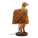 Настольная лампа Цурикат плафон из меха варинант исполнения - 2 | Loft Concept в Твери