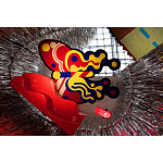 Дизайнерский ковер в виде бабочки Poltronova Tappeto Farfalla Rug варинант исполнения - 11 | Loft Concept в Твери