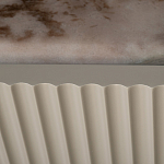 Тумба под телевизор серая с мраморной столешницей Uniqueness Marble варинант исполнения - 4 | Loft Concept в Твери