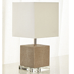 Настольная лампа деревянная с белым абажуром Wooden Table Lamp варинант исполнения - 1 | Loft Concept в Твери