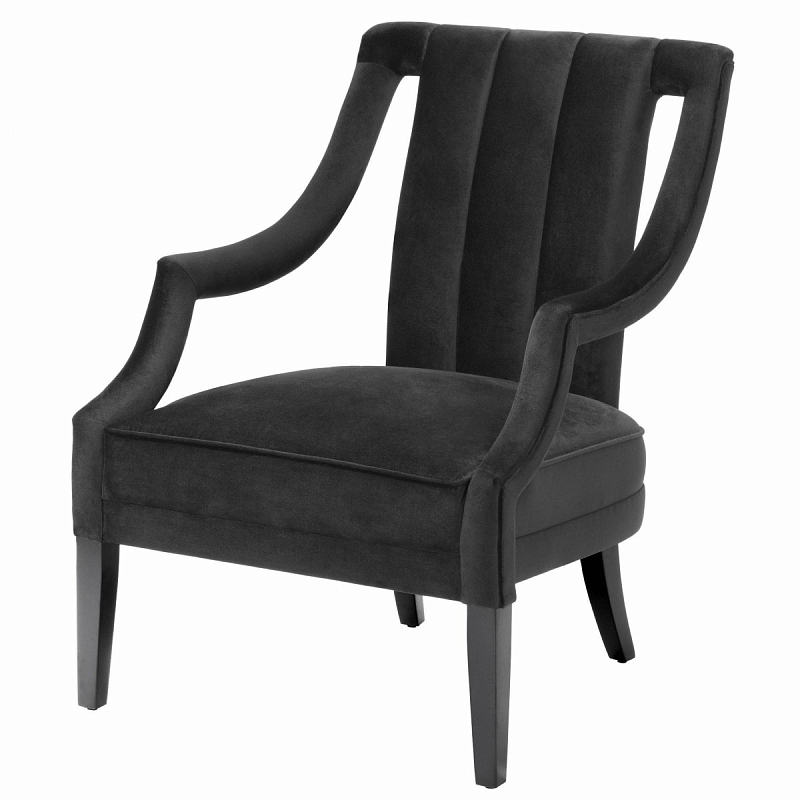 Кресло Eichholtz Chair Ermitage Black Черный Кресло Eichholtz Chair Ermitage Black Черный в Твери | Loft Concept