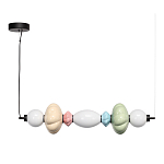 Подвесной светильник линейный с керамическими элементами 24W LED Fragrant Light варинант исполнения - 3 | Loft Concept в Твери