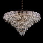 Люстра с каскадом из прозрачного хрусталя Constant Sparks варинант исполнения - 14 | Loft Concept в Твери