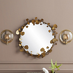 Бра круглое с прозрачным рельефным плафоном Crystal Prism варинант исполнения - 3 | Loft Concept в Твери