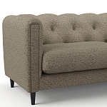 Мебельная ткань Шенилл коричневый цвет 138 см T4-28 варинант исполнения - 6 | Loft Concept в Твери