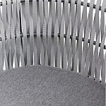 Кресло с декоративным плетением на спинке и подлокотниках Armchair Weaving варинант исполнения - 8 | Loft Concept в Твери