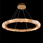 Люстра в форме кольца с золотым декором Warm Heavenly Light варинант исполнения - 2 | Loft Concept в Твери