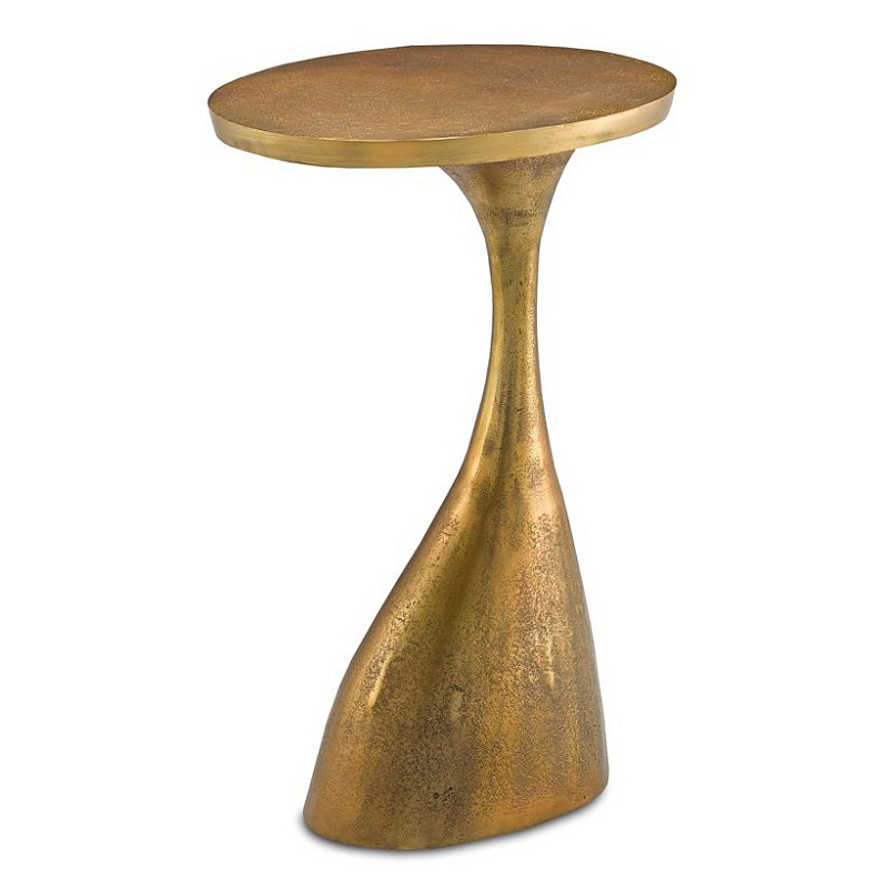 Приставной стол Ishaan Accent Table Латунь Античная полированная Приставной стол Ishaan Accent Table Латунь Античная полированная в Твери | Loft Concept