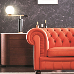 Дизайнерский комод овальной формы с белой столешницей и 4-мя ящиками Gioli варинант исполнения - 3 | Loft Concept в Твери